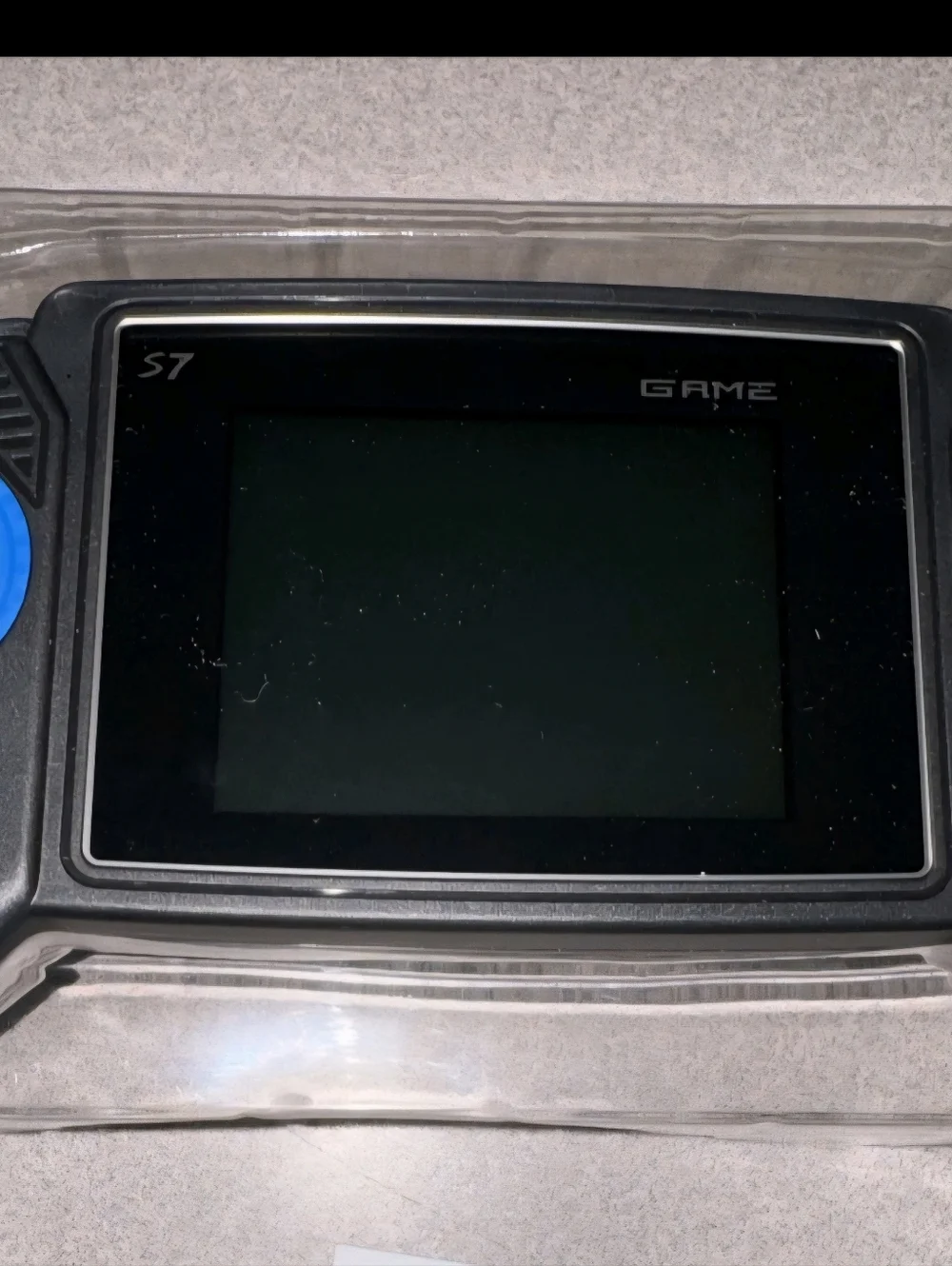 (#7) S7 Handheld Gaming Console Portable Player - Blue, Red And Black